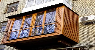 Внешняя отделка балкона Старый Оскол цена от 1049 руб. м/2.