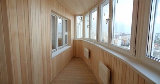 Внутренняя отделка лоджии Старый Оскол, цена от 210 руб. м2